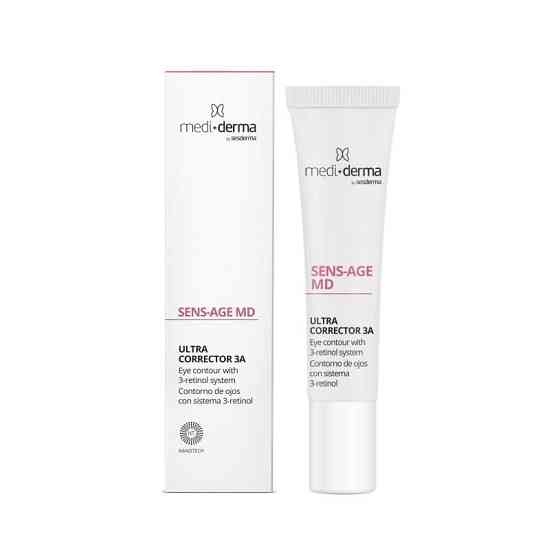 Омолоджуючий крем-контур для зони навколо очей Mediderma Eye Contour Sens-Age MD 15 мл Дніпро