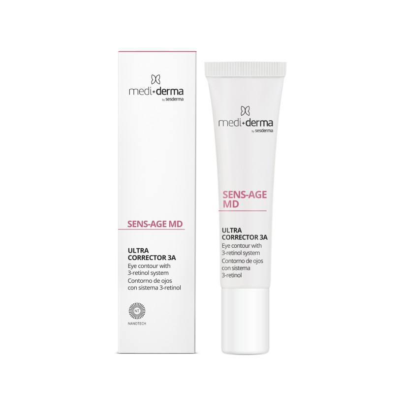 Омолоджуючий крем-контур для зони навколо очей Mediderma Eye Contour Sens-Age MD 15 мл Дніпро - фото 1