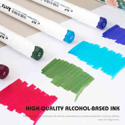 Художественный маркер Arrtx Спиртовые Alp ASM-0280A 80 цветов (LC302192) Винница