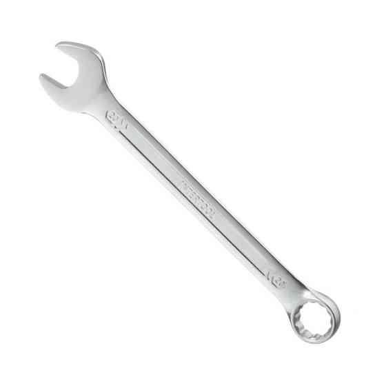 Ключ комбінований, 20 мм, Cr-V, покриття: сатин-хром, DIN3113, STORM INTERTOOL XT-1020 Київ