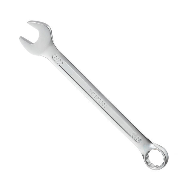 Ключ комбінований, 20 мм, Cr-V, покриття: сатин-хром, DIN3113, STORM INTERTOOL XT-1020 Київ - фото 1