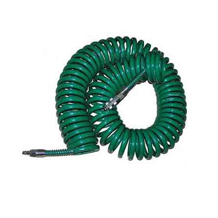 Шланг спіральний для пневмоінструменту 8*12мм*10м із перехідниками (V-81210Р) Вінниця