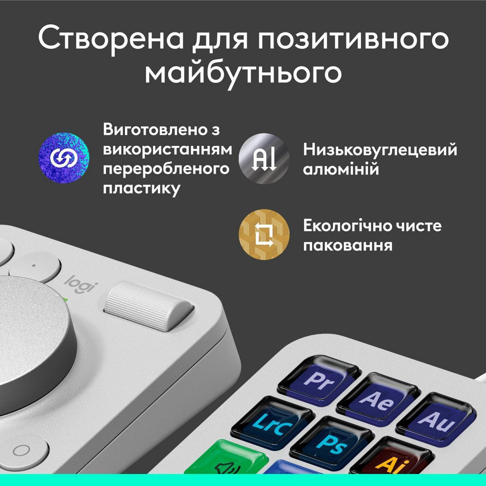 Консоль Logitech MX Creative Console Pale Grey (920-012932) ( 13782 ) Харків - фото 10