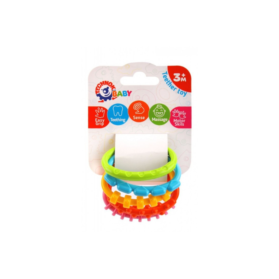 Дитячий прорізувач "Кільця" ТехноК 9147TXK 6 кілець Вінниця - фото 1