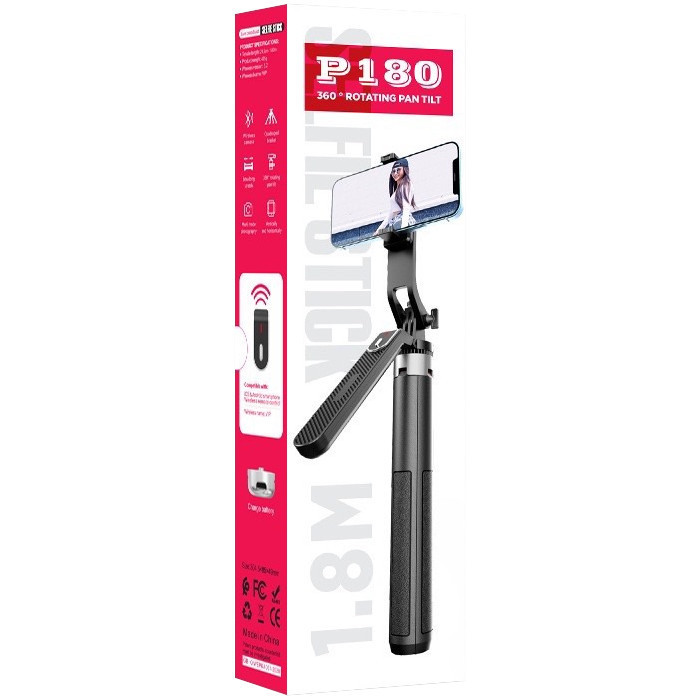 Штатив для телефона с пультом на четырех ножках 45-180см AC Prof P180 Киев - изображение 4