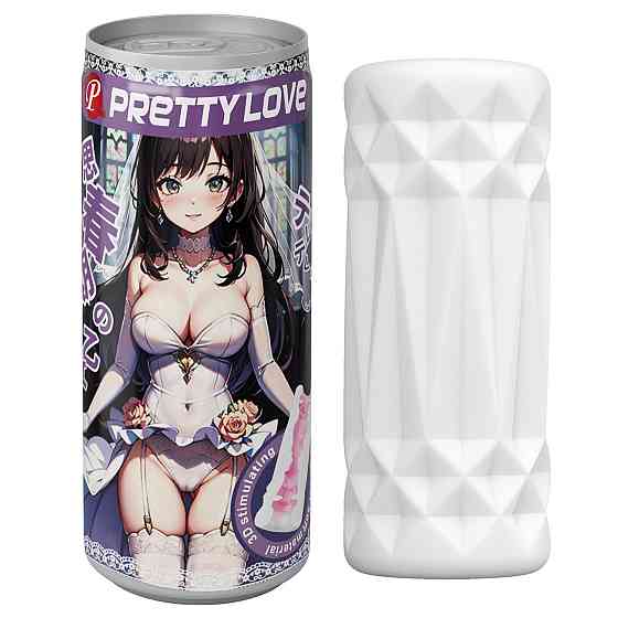 Мастурбатор PRETTY LOVE Pop-Top в виде банки, фиолетовый, 9 х 3.5 см Sex Aura Киев