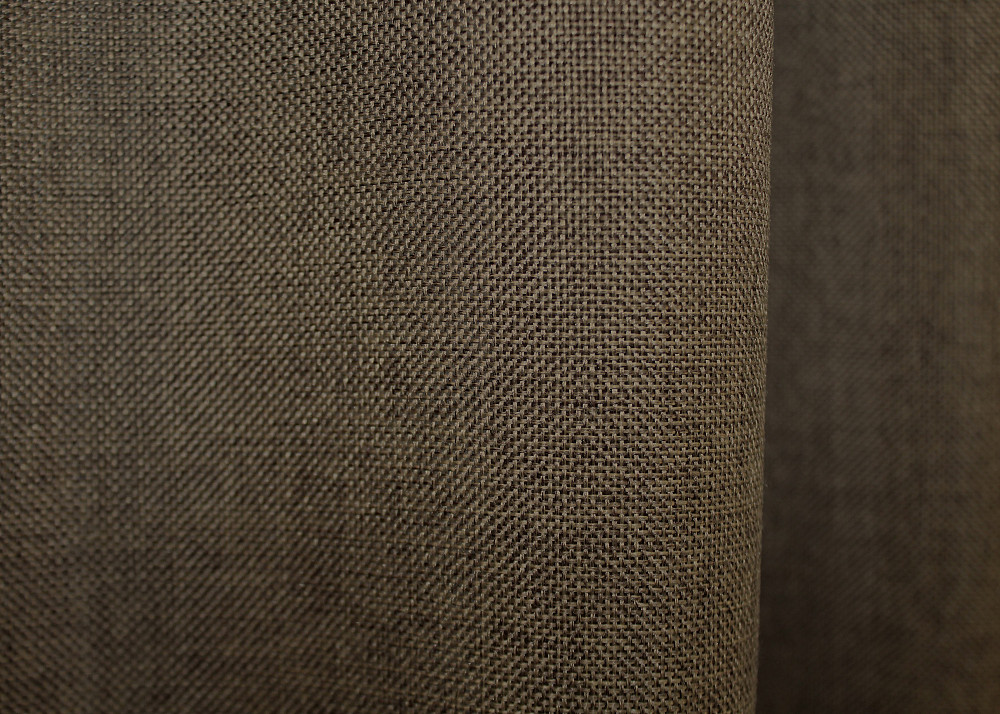 Комплект готових штор VR-Textil Льон Мішковина № 1476ш Коричневий 100х280см 2 шт (31-689) Київ - фото 8
