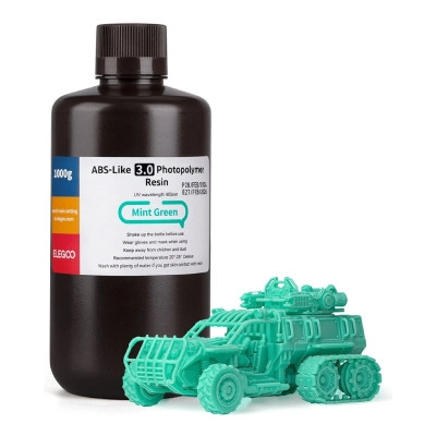 Фотополімерна смола ELEGOO Resin, ABS-like 3.0 1кг, green mint (50.103.0161) Вінниця - фото 1