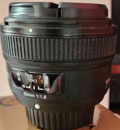 Об'єктив: YONGNUO 50mm. F/1.8 NIKON Київ