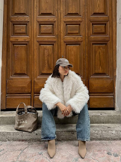 Женская короткая шуба из искусственного меха Одесса - изображение 7