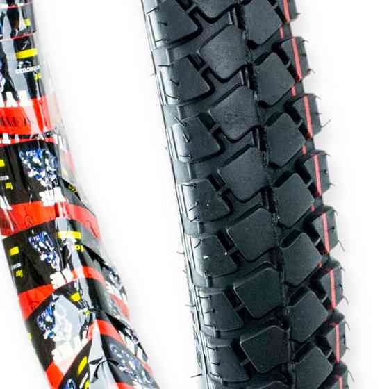 Шина 3.75, 4.00-19 камерка З КАМЕРОЮ (червона упаковка) дорожня 707 мото Мукачево