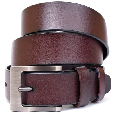 Ремень Vintage Мужской с классической пряжкой Коричневый (20357) Винница - изображение 1