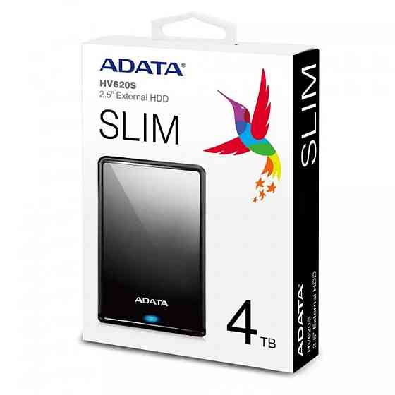 Внешний жесткий диск PHD External 2.5'' ADATA USB 3.1 DashDrive Classic HV620S 4TB Slim Black Одесса