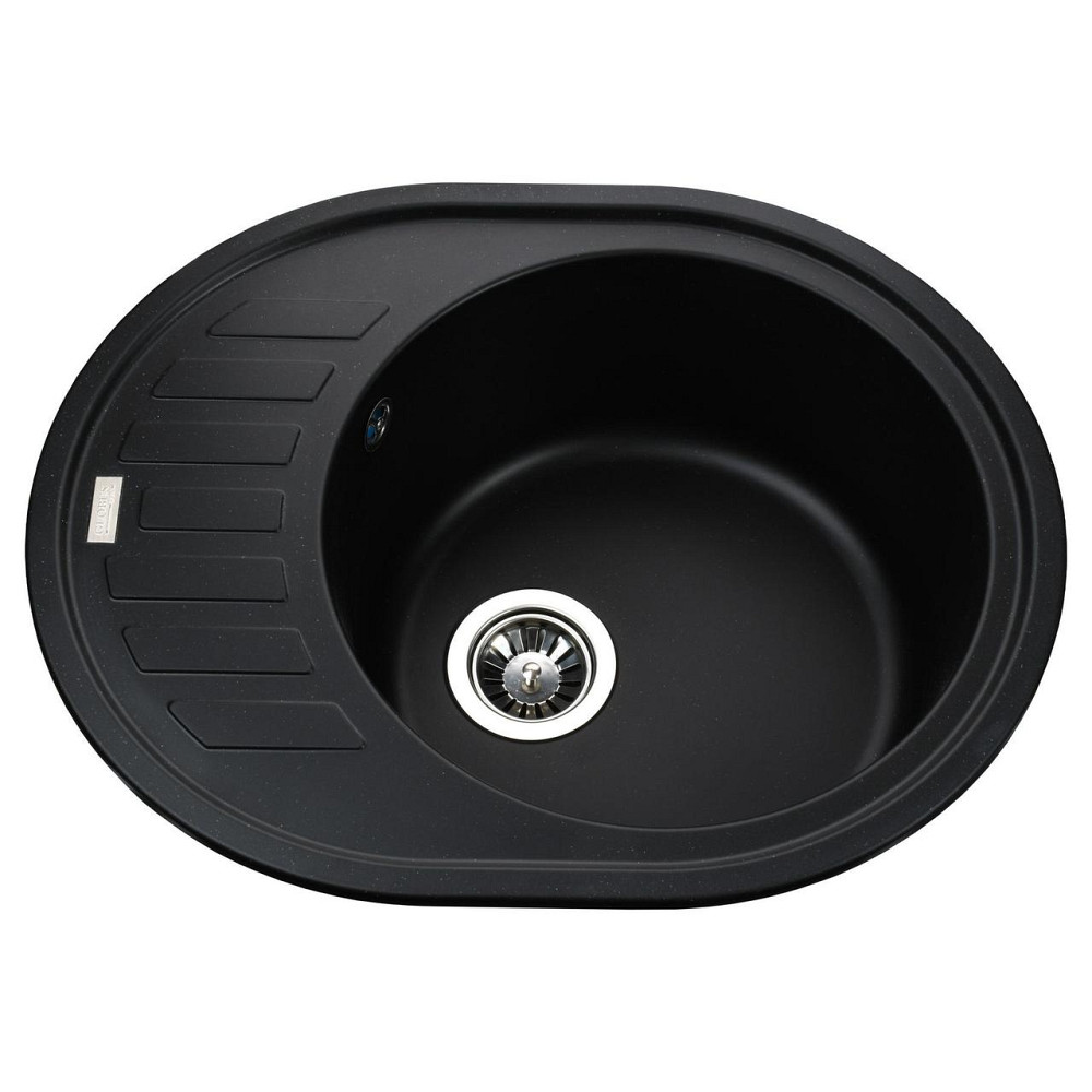 Гранитная мойка Globus Lux ARNO черный 620х500мм-А0002 Киев - изображение 1
