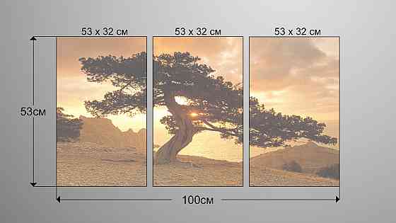 Модульная картина Природа Дерево Аrt-82_3А Киев