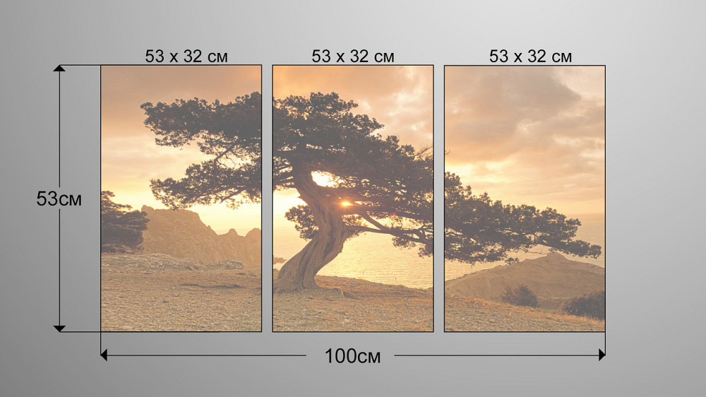 Модульная картина Природа Дерево Аrt-82_3А Киев - изображение 3