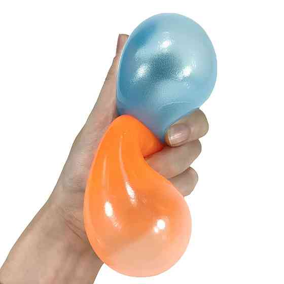 Липкі світні кульки Globbles RESTEQ 4 шт. — антистрес-іграшка, що світиться в темряві та не залишає слідів Київ