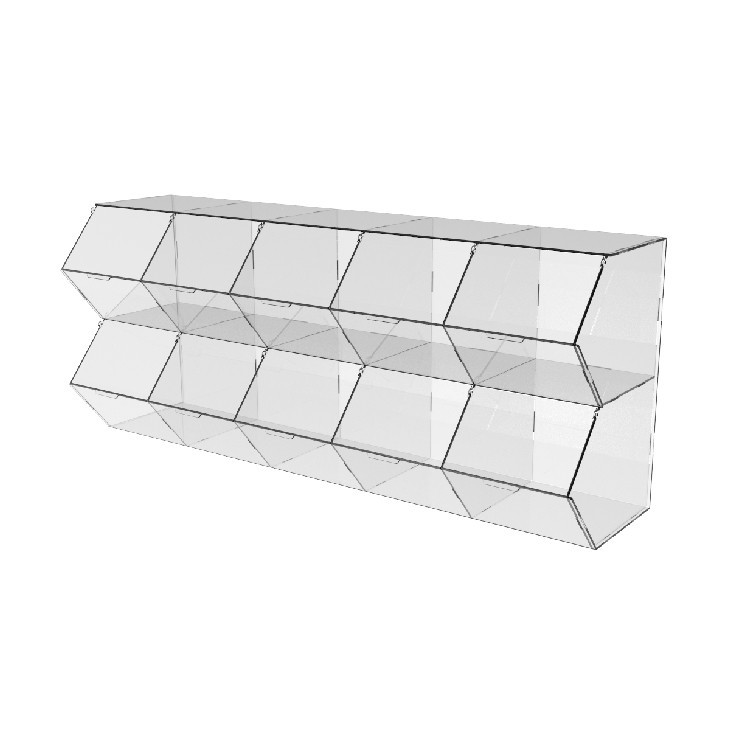 Диспенсер EKOSTAR для мармеладів, снеків, горіхів 10 комірок Київ - фото 2