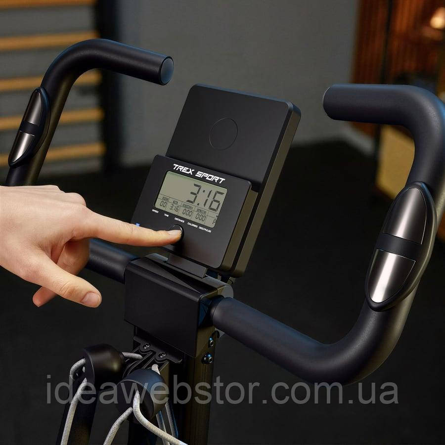 Велотренажер складаний Trex Sport TX-390XB TRIBER магнітний чорний Київ - фото 7