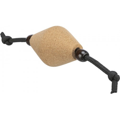 Іграшка Trixie для котів М яч для регбі на шнурку CityStyle пробка/дерево бежевий/чорний d:4*17см Київ - фото 2