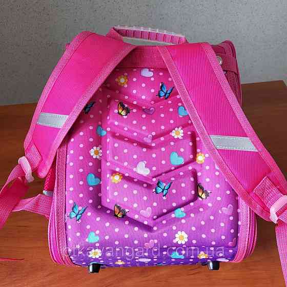 Школьный портфель каркасный для девочки 1 класс 
