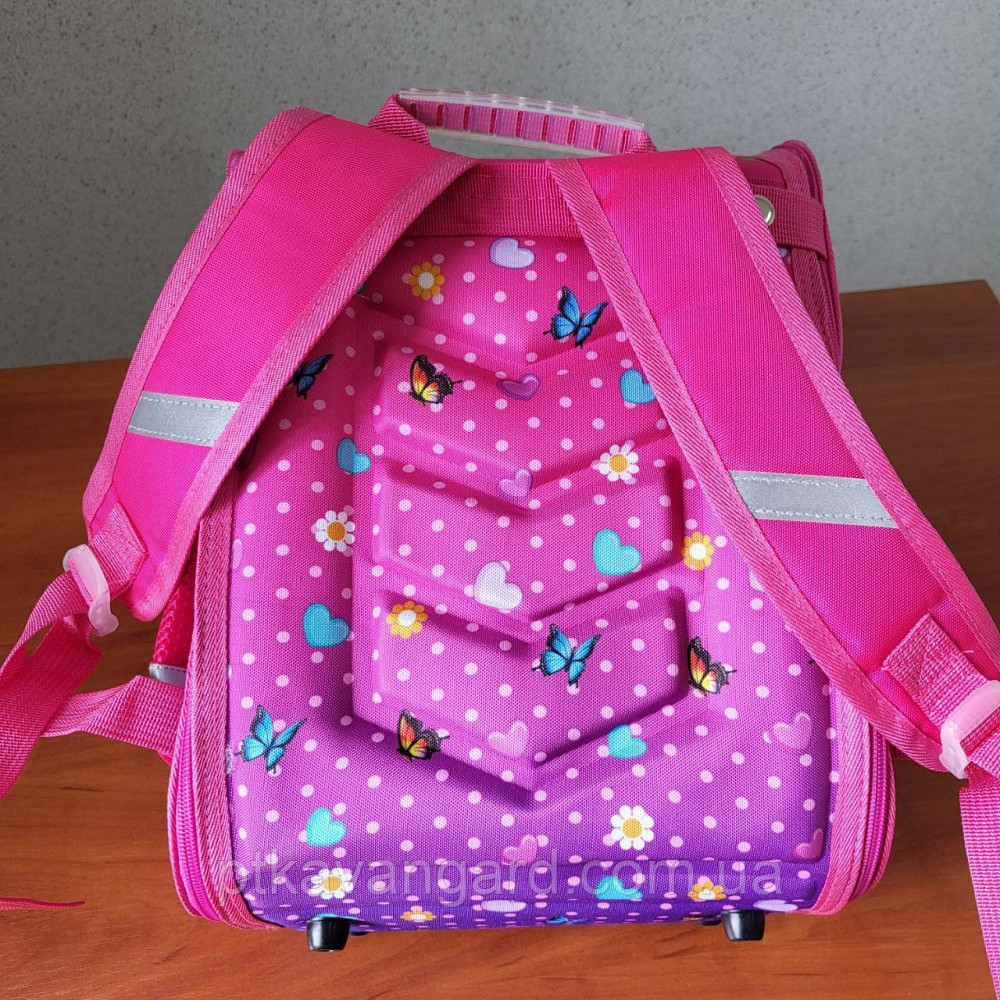Школьный портфель каркасный для девочки 1 класс 