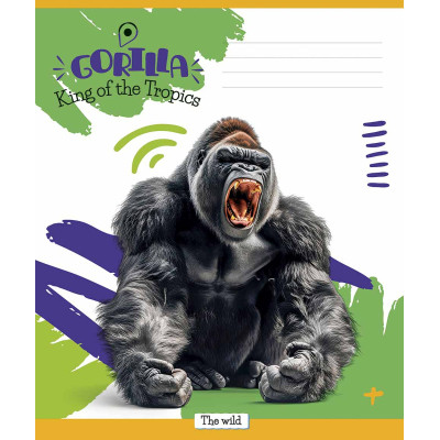 Зошит Школярик King of the Tropics 18 аркушів клітинка (018-3421K) Вінниця - фото 4