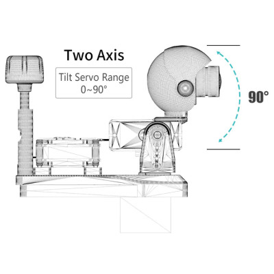 Підвіс для дрона ATOMRC 3D printed Gimbal-Two axis (Gimbaltwo) Вінниця - фото 3