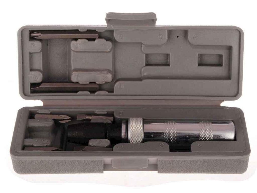 Викрутка ударна пластиковий футляр 6 біт арт.40-0151 ТМ MASTER TOOL Київ - фото 1
