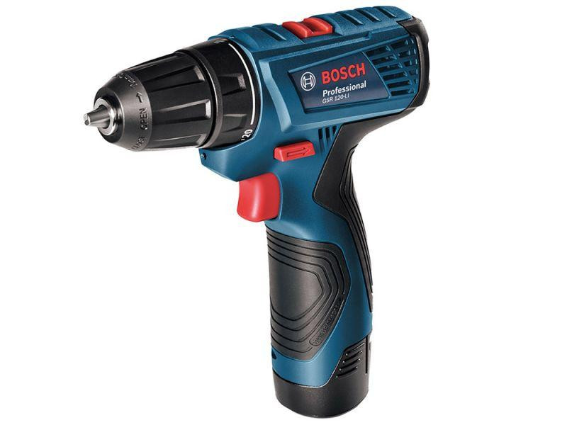 Аккумуляторный шуруповерт Bosch GSR 120 LI (06019G8000): 30/13 Нм, 1300 об/мин, 2 Акб 12 В / 2 Ач Li-ion Киев - изображение 4