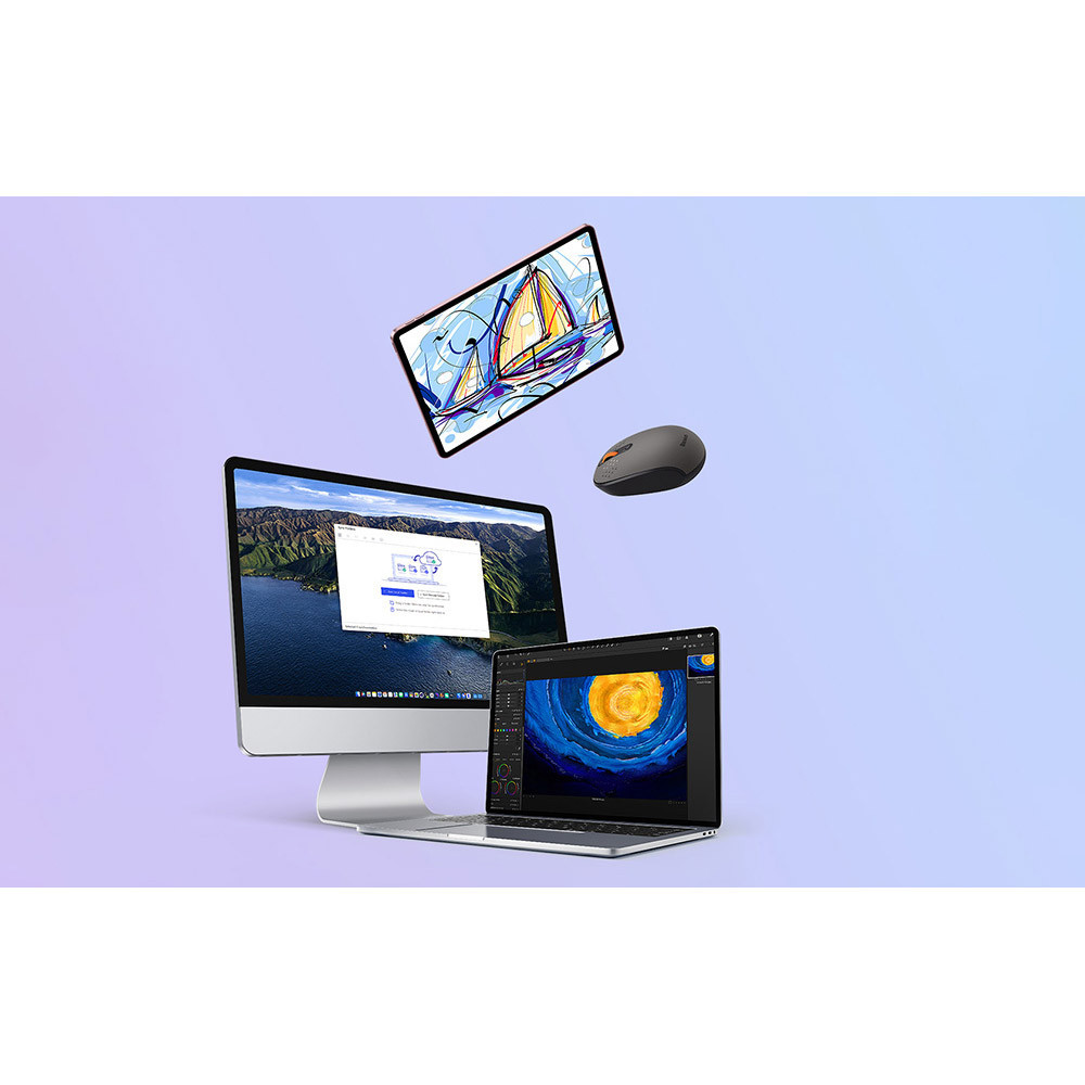 Маніпулятор миша бездротова Baseus F01B Tri-Mode Wireless Mouse Frosted Gray Київ - фото 15