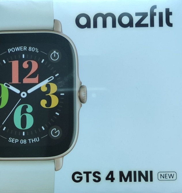 Смарт-часы Amazfit GTS 4 mini new Ivory White, Graphite Black. Харьков - изображение 3