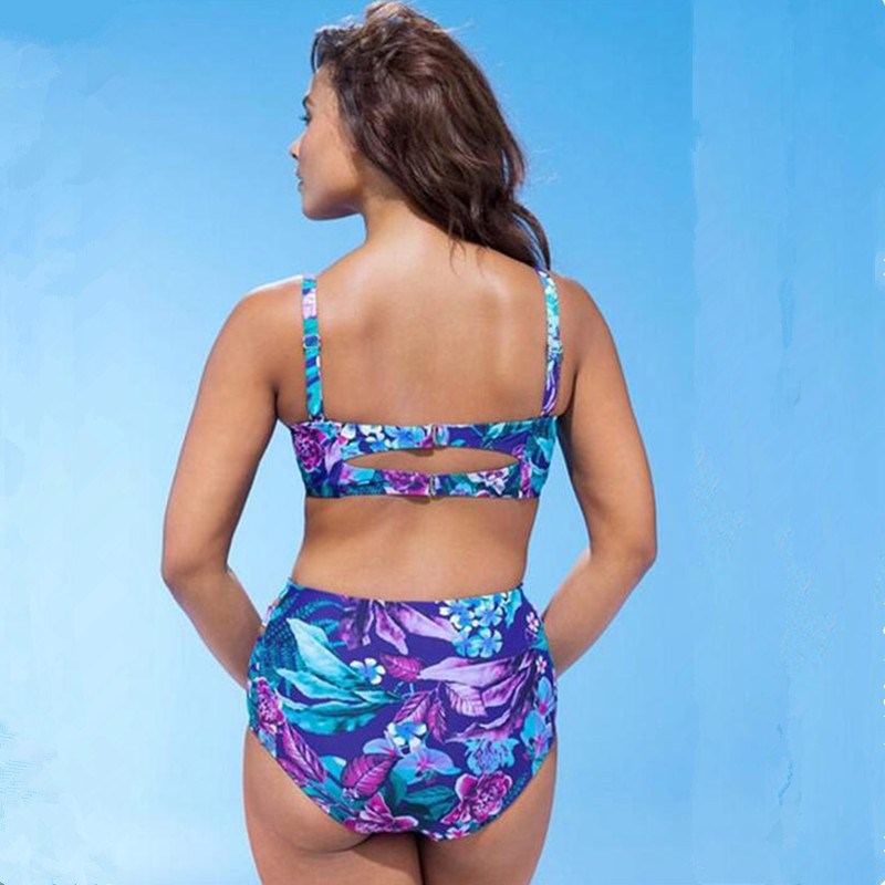 Роздільний купальник великого розміру різнобарвний Київ - фото 6