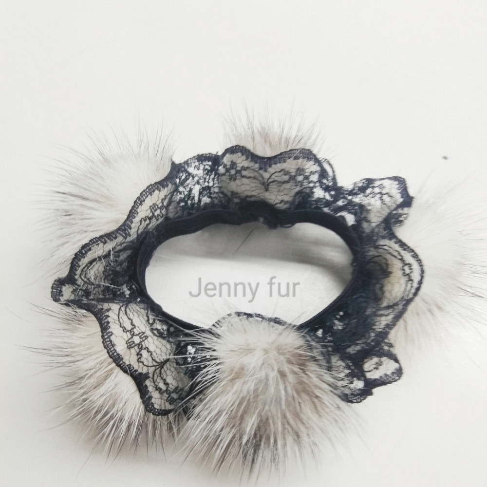 Гумка хутряна для волосся з норки Харків - фото 2