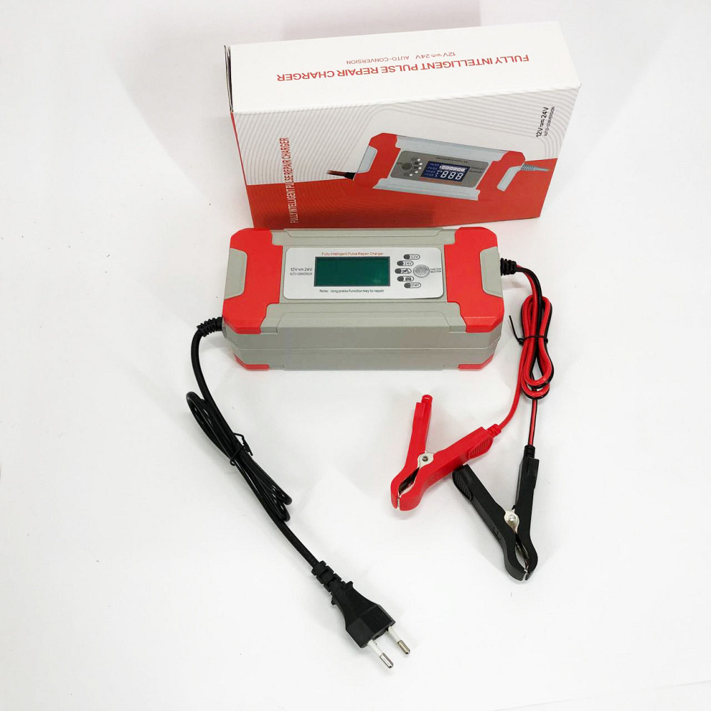 Автоматичний зарядний пристрій для акумулятора авто Імпульсний зарядний пристрій розумна зарядка Battery Charger Київ - фото 5