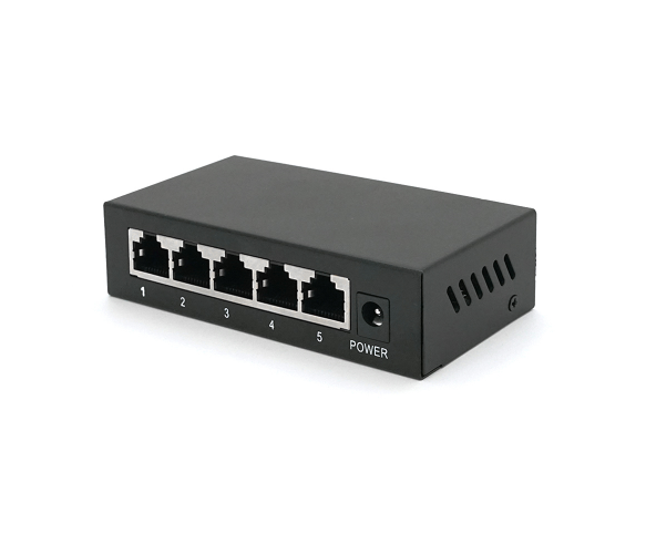 POE комутатор Merlion 4 POE 10/100+1 RJ45 10/100 зовнішній блок живлення 52V 0,92A Полтава - фото 1
