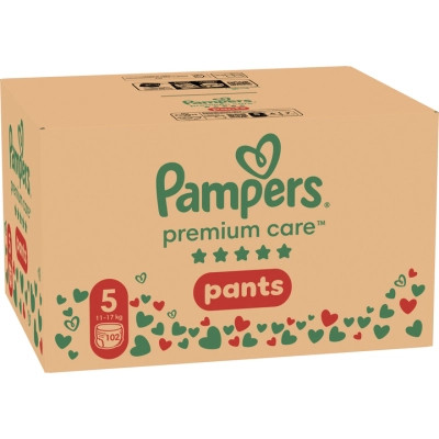Подгузники Pampers Premium Care Pants Junior Розмір 5 (12-17 кг) 102 шт (8700216829380) Винница - изображение 2