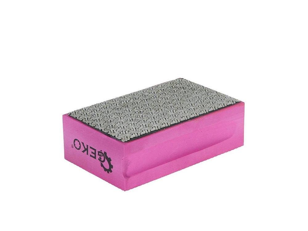 Губка алмазна "GeKo" для шліфування кромок плитки P 60 Київ - фото 1