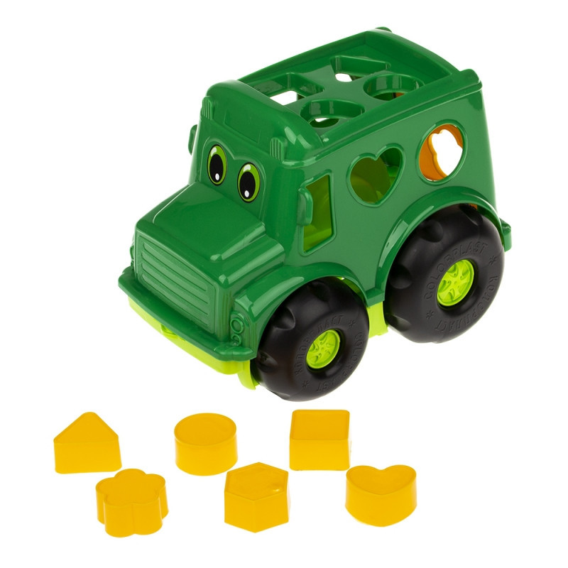 Сортер-автобус "Бусик" №1 Colorplast 0244  Зелений Вінниця - фото 1