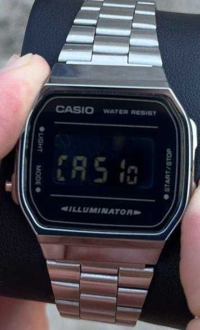 Годинник A168 WEM Silver/Black | Часы касио Київ - фото 6