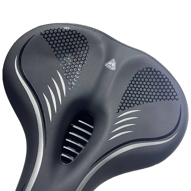 Седло для велосипеда анатомическое, очень удобное Feel Fit ZD-034 Черный Бровары - изображение 4