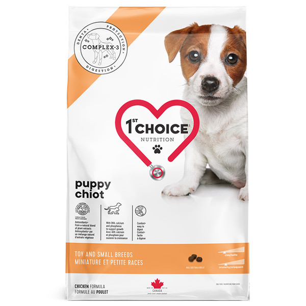 1st Choice Puppy Toy and Small ФЕСТ ЧОЙС ЦУЦЕНЯ МІНІ МАЛИХ КУРКА сухий суперпреміум корм для цуценят міні та малих порід Київ - фото 1