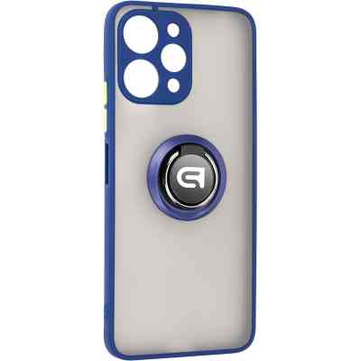 Чехол для мобильного телефона Armorstandart Frosted Matte Ring Xiaomi Redmi 12 4G Navy Blue (ARM68904) Винница
