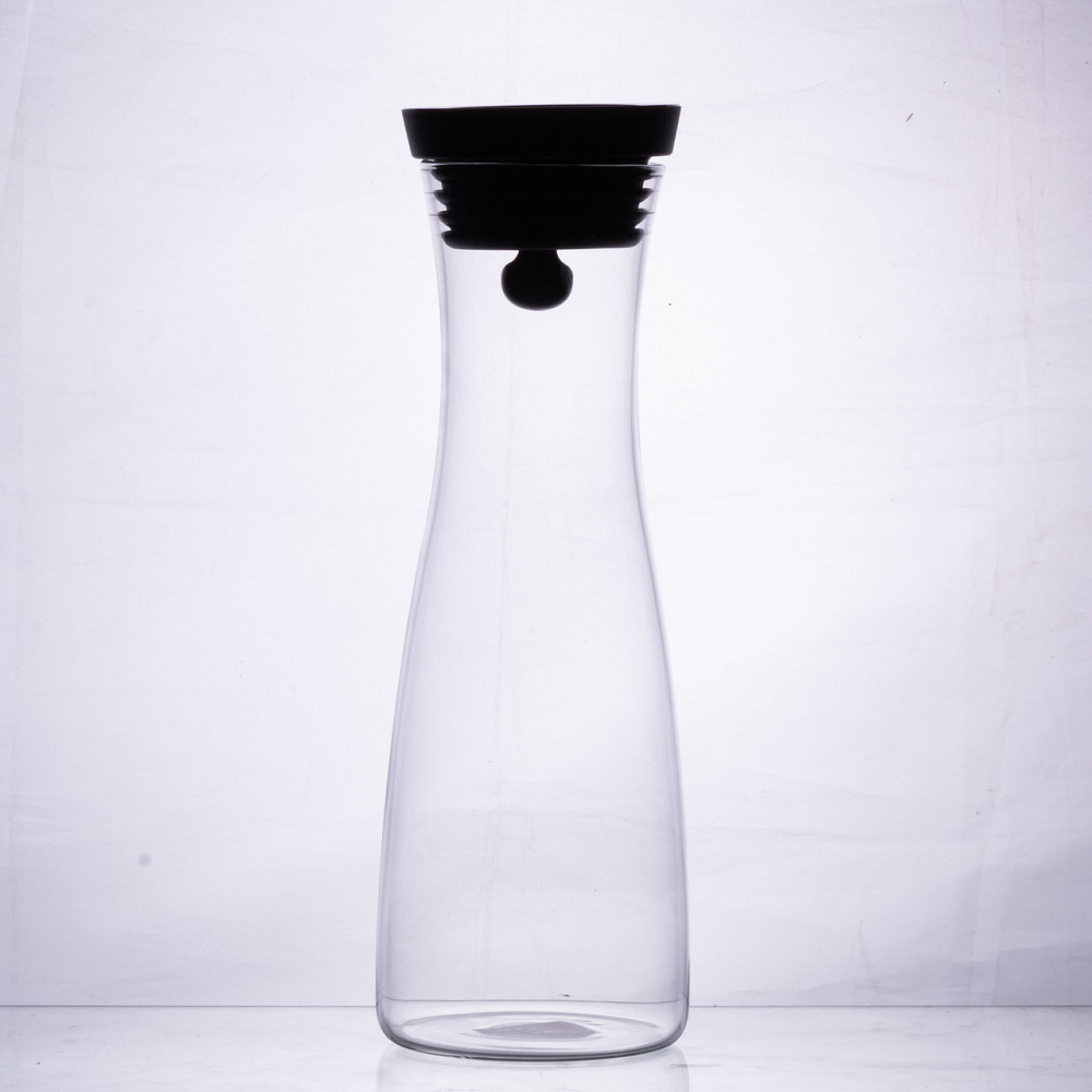 Yiwu Скляний графін із кришкою 1.5 (л) для води, соку, лимонаду HP-19-44 Коломия - фото 5