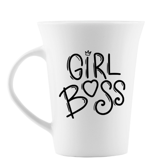 Чашка Girl boss 360мл тюльпан (подарункова уп) 1699 Кварта Житомир - изображение 1