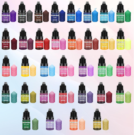 Набір рідких концентрованих барвників для виготовлення мила та свічок, 30 відтінків по 5 мл Кам'янець-Подільський