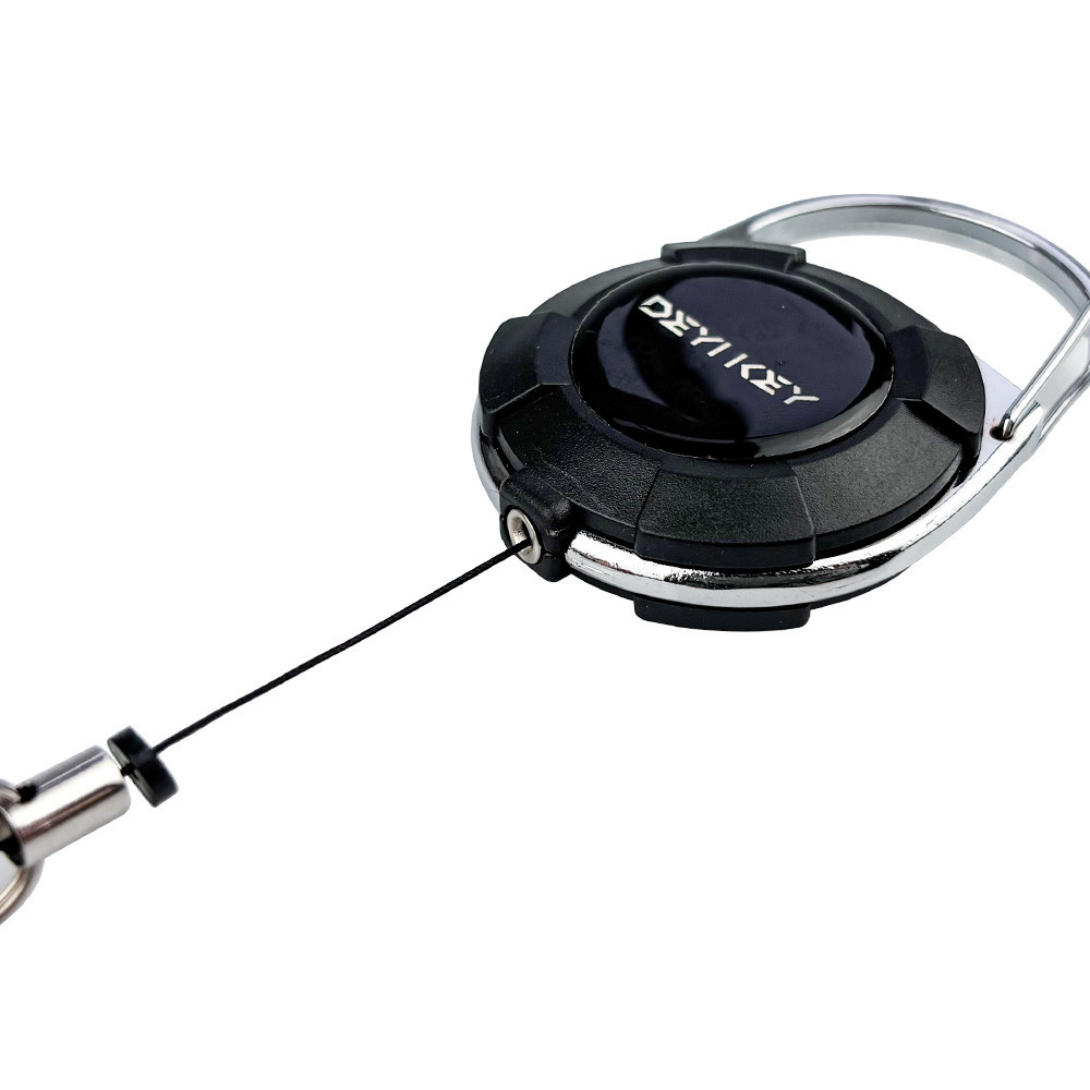 Брелок ретрактор SEVEN TBC-103 Black Киев - изображение 3