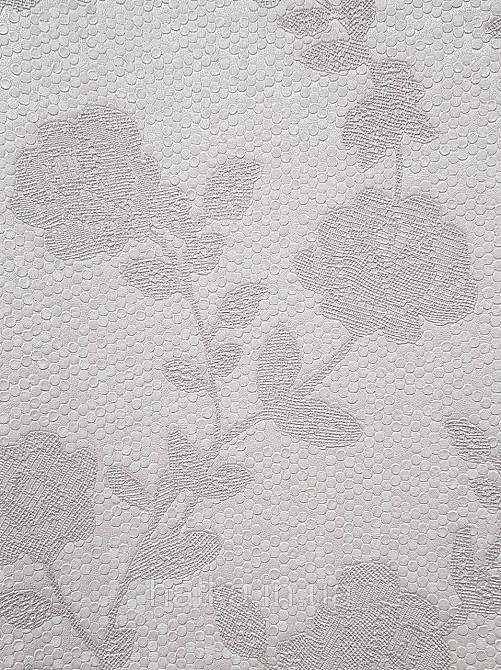 Шпалери вінілові на флізеліні AdaWall Signature1.06х10 квіти гілки листя структурне біле бежеві 3д Київ - фото 1