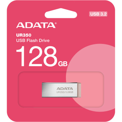USB флеш накопитель ADATA 128GB UR350 Silver/Beige USB 3.2 (UR350-128G-RSR/BG) Винница - изображение 5
