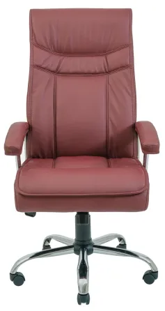 Офісне Крісло Керівника Richman Бургас Fly 2223 Хром М2 AnyFix Бордовий Київ